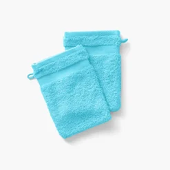 Flash Sale Gant de toilette coton Lola II turquoise Gants De Toilette