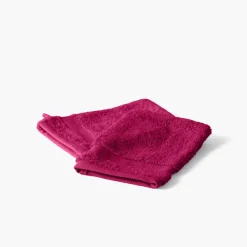 Store Gant de toilette coton Lola II framboise Gants De Toilette
