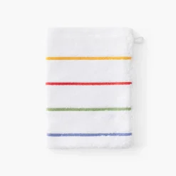 Shop Gant de toilette coton Rosella blanc Gants De Toilette