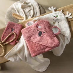 Discount Gant de toilette coton Xmasful pétale Enfant Gants De Toilette|Nouveautés Bébénew