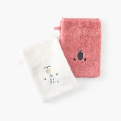 Discount Gant de toilette coton Xmasful pétale Enfant Gants De Toilette|Nouveautés Bébénew