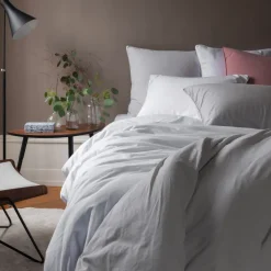 Flash Sale Housse de couette coton lavé biologique Souffle nuage Housses De Couette