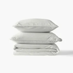 Flash Sale Housse de couette coton lavé biologique Souffle nuage Housses De Couette