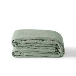 Flash Sale Housse de couette lin et coton lavé Songe eucalyptus Housses De Couette