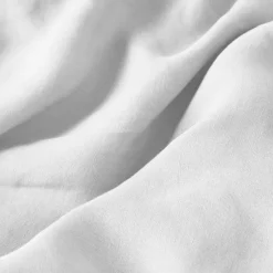 Fashion Housse de couette lin et coton lavé Songe blanc Housses De Couette