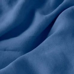 Online Housse de couette lin et coton lavé Songe bleu de chine Housses De Couette