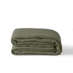 Discount Housse de couette lin et coton lavé Songe bocage Housses De Couette