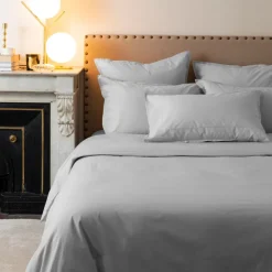 Cheap Housse de couette percale de coton Neo gris Housses De Couette