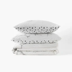 New Housse de couette réversible coton Harfang Housses De Couette