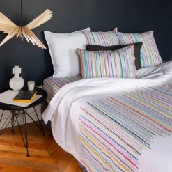 Hot Housse de couette réversible percale de coton Récif Housses De Couette