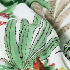 Shop Housse de couette réversible coton et lin Aloevera végétal Housses De Couette