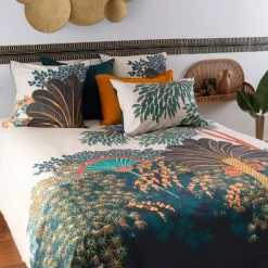 Discount Housse de couette réversible percale de coton Papyrus Housses De Couette