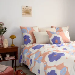 Best Sale Housse de couette réversible pur coton Twiggypop fleurs Housses De Couette
