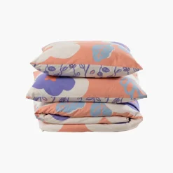 Best Sale Housse de couette réversible pur coton Twiggypop fleurs Housses De Couette