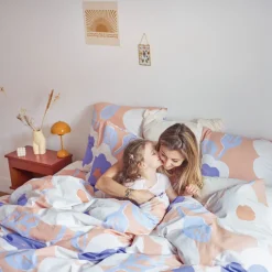 Best Sale Housse de couette réversible pur coton Twiggypop fleurs Housses De Couette