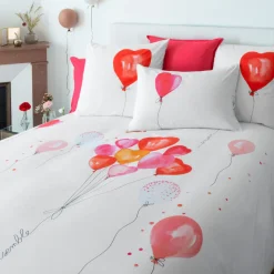 Outlet Housse de couette réversible percale de coton Monamour ballon Housses De Couette