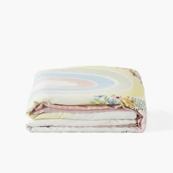 Sale Housse de couette réversible pur coton bio Rêve d'or Enfant Linge De Litbio|Housses De Couette