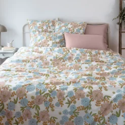 New Housse de couette réversible pur coton Méli-Mélo Housses De Couette