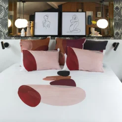 Store Housse de couette réversible percale de coton Callipyge abstrait Housses De Couette