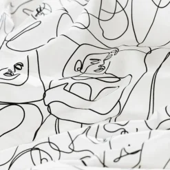 Store Housse de couette réversible percale de coton Callipyge abstrait Housses De Couette