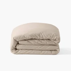 New Housse de couette satin de coton lavé bio Quartz dune Femme Coffrets Cadeaux|Housses De Couette