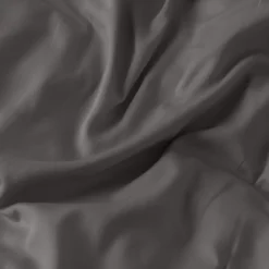 Clearance Housse de couette satin de coton lavé bio Quartz galet Housses De Couette