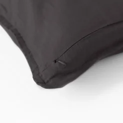 Discount Housse de coussin lin lavé Songe charbon Housses De Coussin