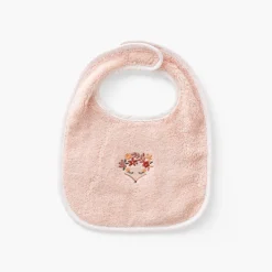 Outlet Mini bavoir coton bio Illumine vieux rose Enfant Bavoirs & Mini-bavoirs