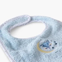 Best Sale Mini bavoir coton bio Illumine bleu polaire Enfant Bavoirs & Mini-bavoirs