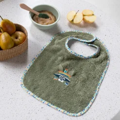 Flash Sale Mini bavoir coton Playful kaki Enfant Bavoirs & Mini-bavoirs