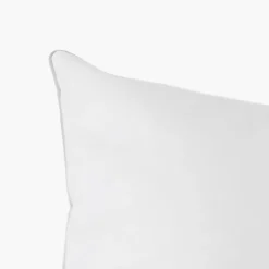 Sale Oreiller carré moelleux duvet de canard Neige Oreillers
