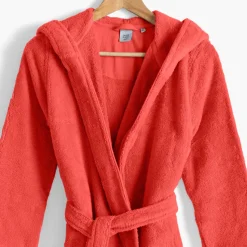 Best Peignoir ado fille coton moelleux Julia corail Enfant Peignoirs 10 Ans - 16 Ans