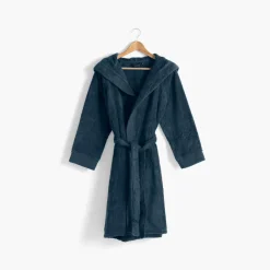 Outlet Peignoir ado garcon coton moelleux Hugo bleu Enfant Peignoirs 10 Ans - 16 Ans