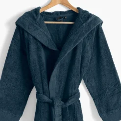 Outlet Peignoir ado garcon coton moelleux Hugo bleu Enfant Peignoirs 10 Ans - 16 Ans