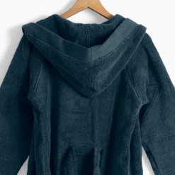 Outlet Peignoir ado garcon coton moelleux Hugo bleu Enfant Peignoirs 10 Ans - 16 Ans