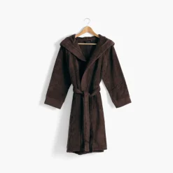 Clearance Peignoir ado garcon coton moelleux Hugo ébène Enfant Peignoirs 10 Ans - 16 Ans