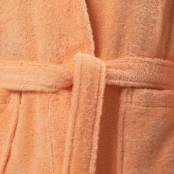 Flash Sale Peignoir bebe coton à capuche Noisette orange Enfant Peignoirs 12 Mois - 10 Ans