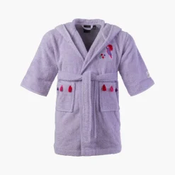 Store Peignoir bebe coton biologique à capuche brodé Tribu parme Enfant Peignoirs 12 Mois - 10 Ans
