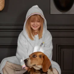 Flash Sale Peignoir enfant coton à capuche Calliopé blanc Enfant Peignoirs 12 Mois - 10 Ans