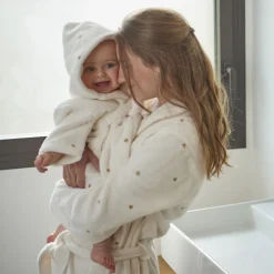 New Peignoir enfant coton Amore ivoire Femme Coffrets Cadeaux|Peignoirs 12 Mois - 10 Ans