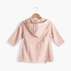 Cheap Peignoir enfant coton bio cache-cœur à capuche brodé Rêve d'or dragée Enfant Peignoirs 12 Mois - 10 Ans