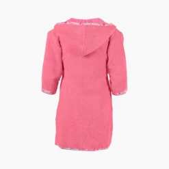 Online Peignoir enfant coton biologique cache cœur à capuche brodé Poésie corail Enfant Peignoirs 12 Mois - 10 Ans