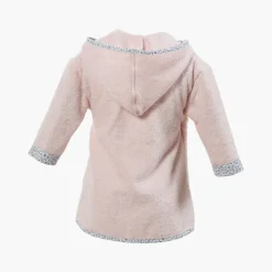 Fashion Peignoir enfant coton biologique cache cœur à capuche brodé Câline dragée Enfant Peignoirs 12 Mois - 10 Ans
