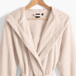 Outlet Peignoir femme à capuche uni coton biologique Osmose naturel Femme Coffrets Cadeaux|Peignoirs Femme