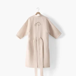 Flash Sale Peignoir femme col kimono coton Amorgos naturel Femme Coffrets Cadeaux|Peignoirs Femme