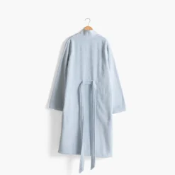 Best Peignoir femme coton col kimono Equinoxe bleu givre Femme Peignoirs Femme