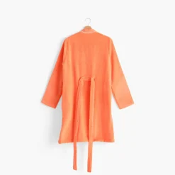 Hot Peignoir femme coton col kimono Récif rose Femme Peignoirs Femme