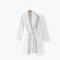 Fashion Peignoir femme coton col châle Adore blanc Femme Coffrets Cadeaux|Peignoirs Femme