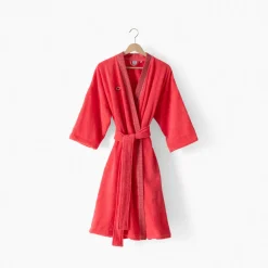 Online Peignoir femme coton col kimono Rosella coquelicot Femme Coffrets Cadeaux|Peignoirs Femme
