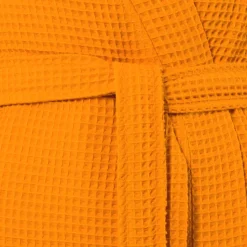 Cheap Peignoir femme coton nid d'abeille col kimono Artsy papaye Femme Peignoirs Femme